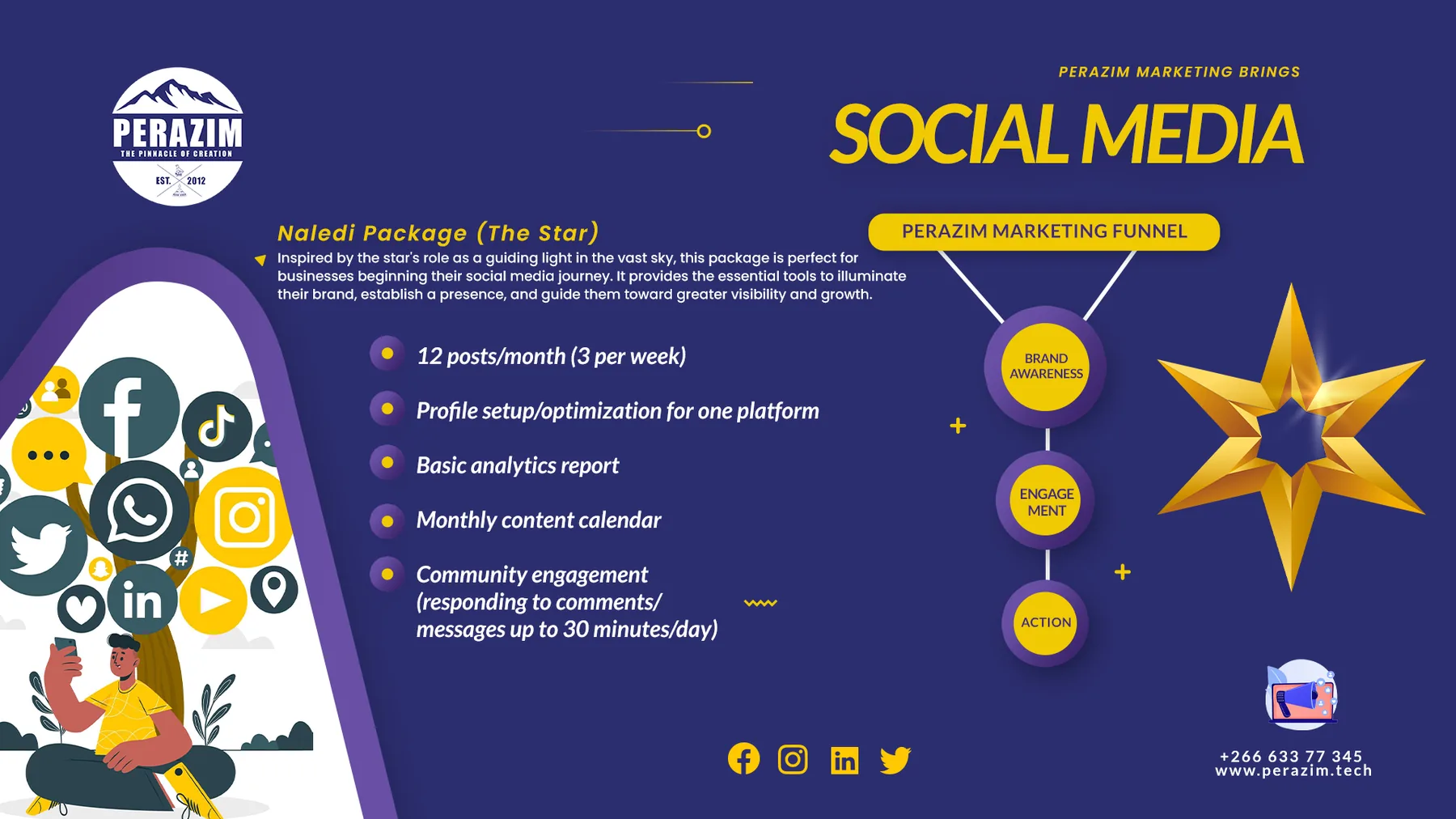 Naledi social media package